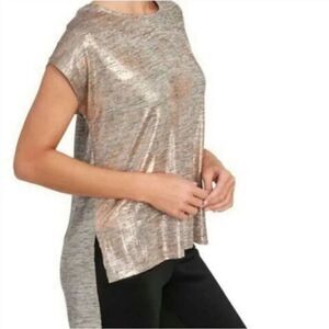 Dantelle Metallic Top size M made in turkey 95% polyester 5% spandex